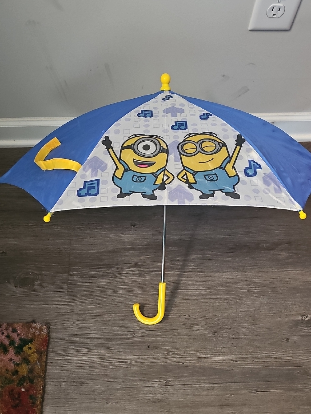 Universal Blue & Yellow Kids Character Umbrella